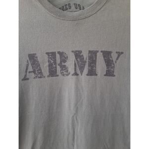 Army T Shirt XL Joes USA Athletic Green Small
